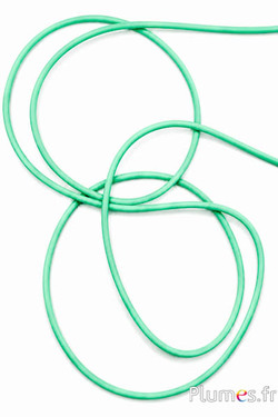 Leren veter - dikte 3 mm - mint